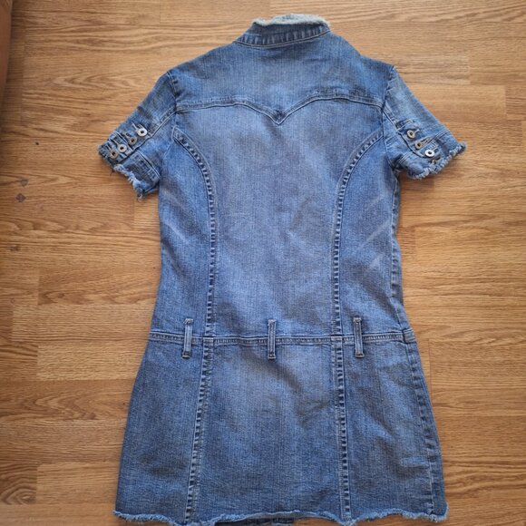 Y2K era FOXY JEANS denim mini dress - Picture 7 of 10